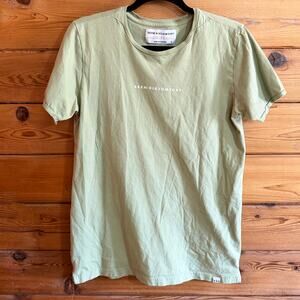 Seek Discomfort Women’s Large Sage Green T-Shirt